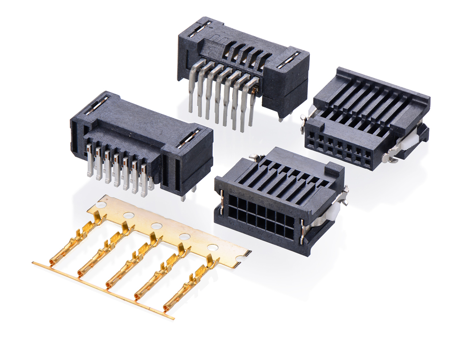 HRS-1274 Series 1.27mm Pitch (.050＂) 线对板连接器