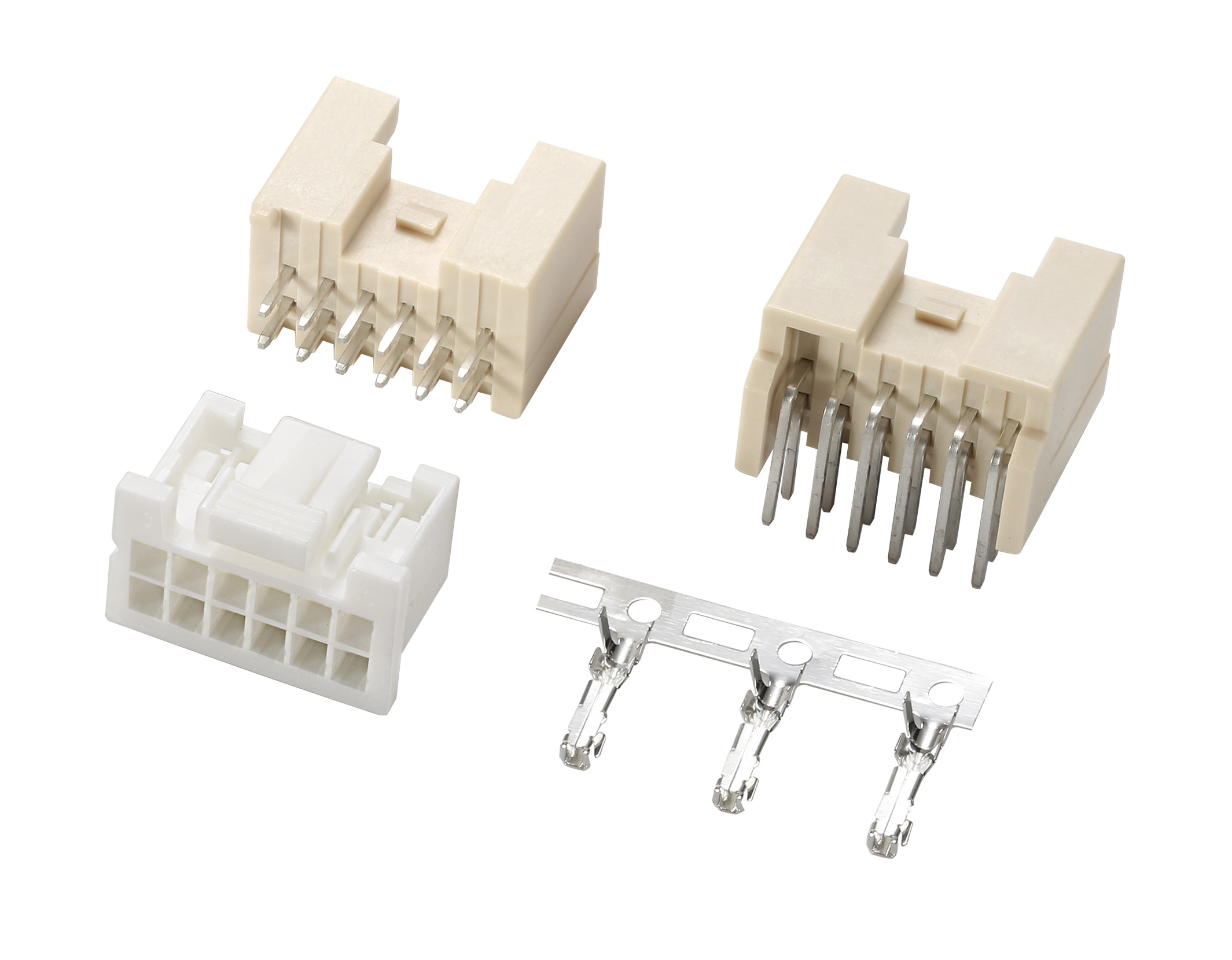 HRS-2006 Series 2.00mm Pitch (.079'') 线对板连接器