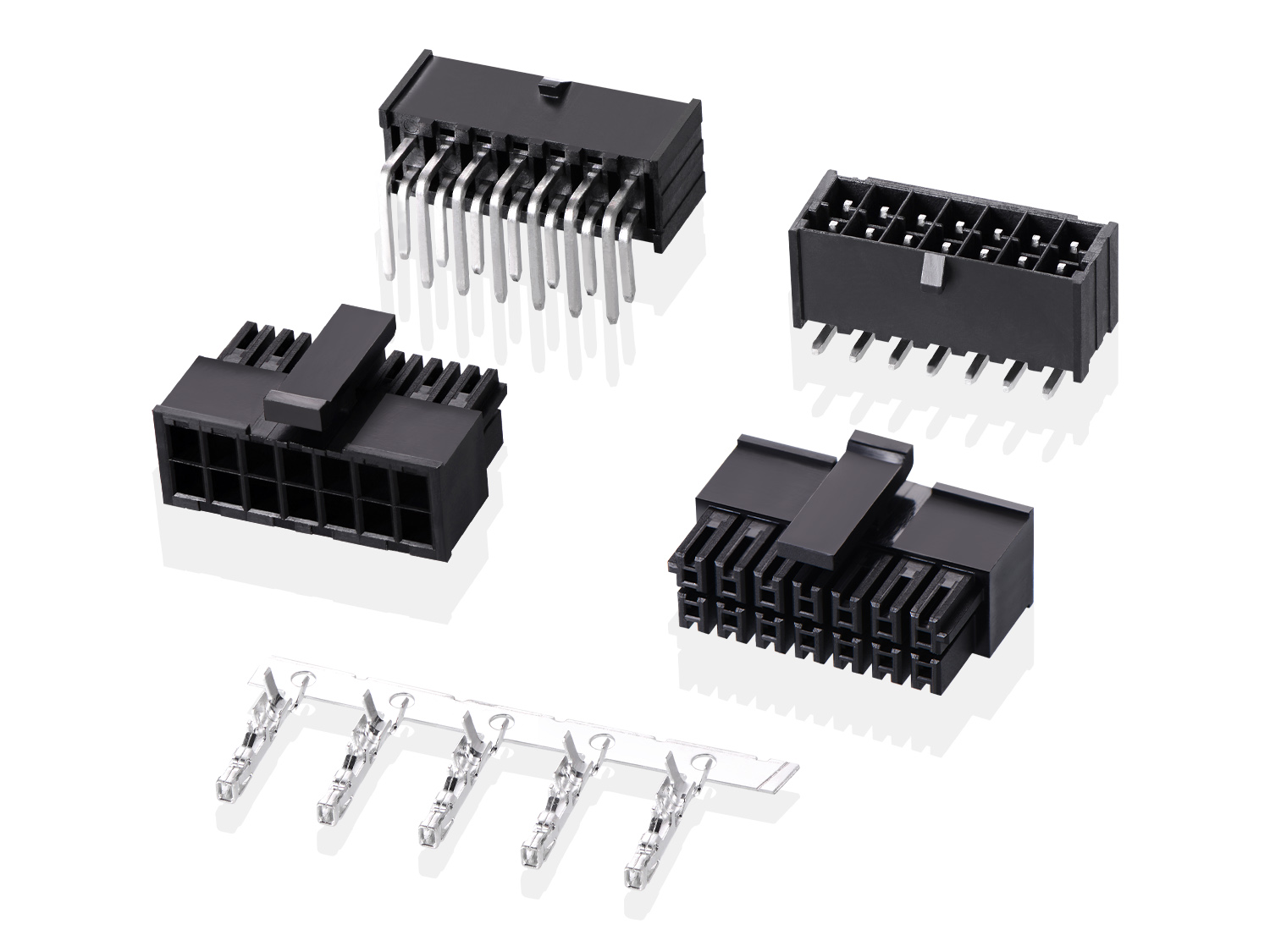 HRS-2543 Series 2.54mm Pitch (.100＂) 线对板连接器