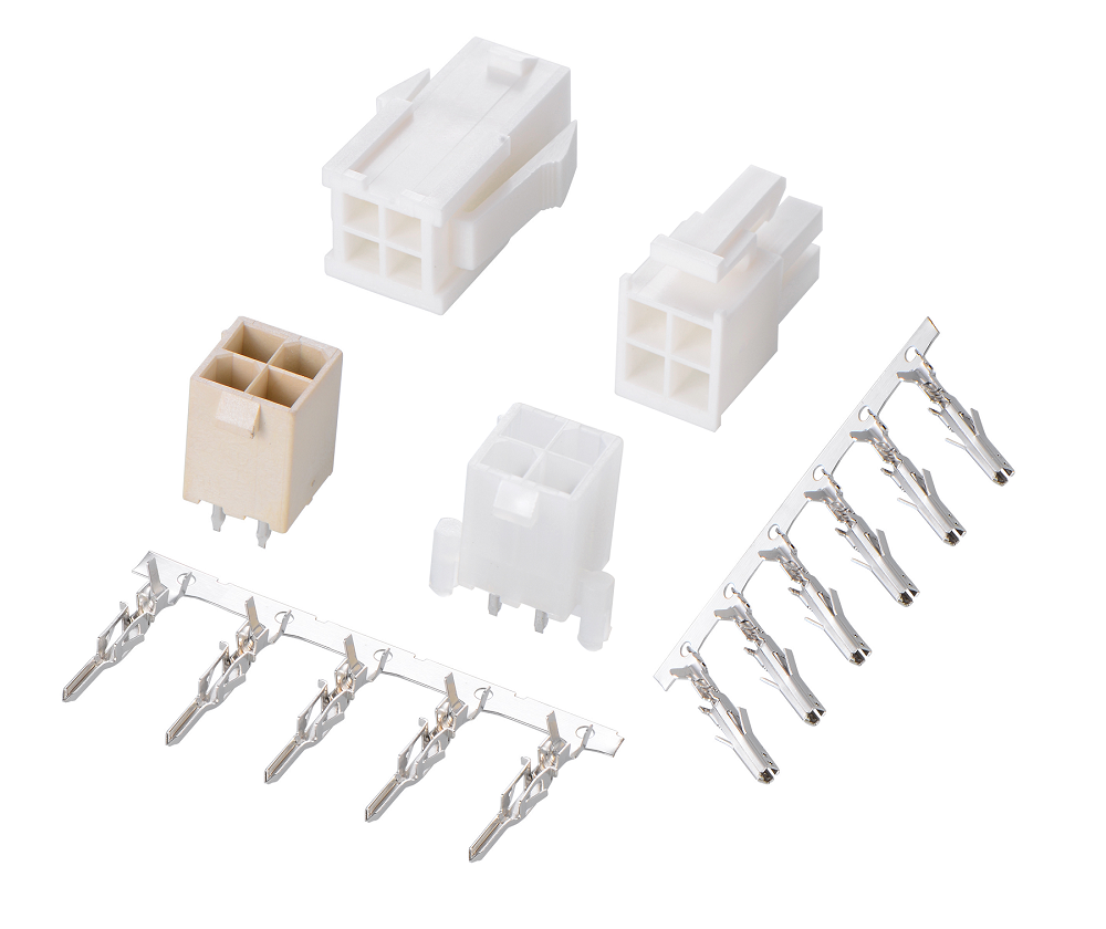 HRS-9357 Series 4.20mm Pitch (.165＂) 电源连接器5.5mm行距